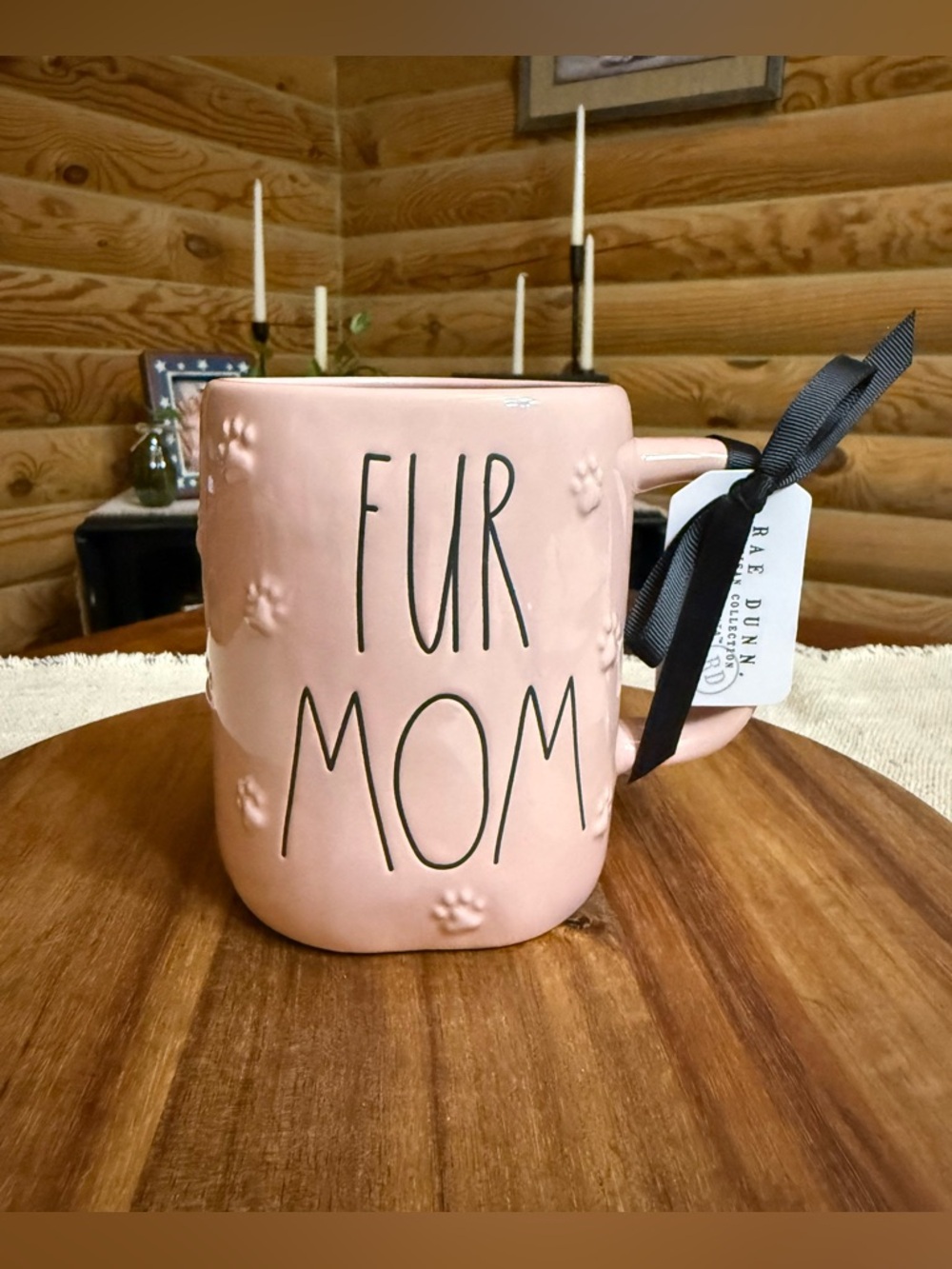 FUR MOM Rae Dunn Coffee Mug